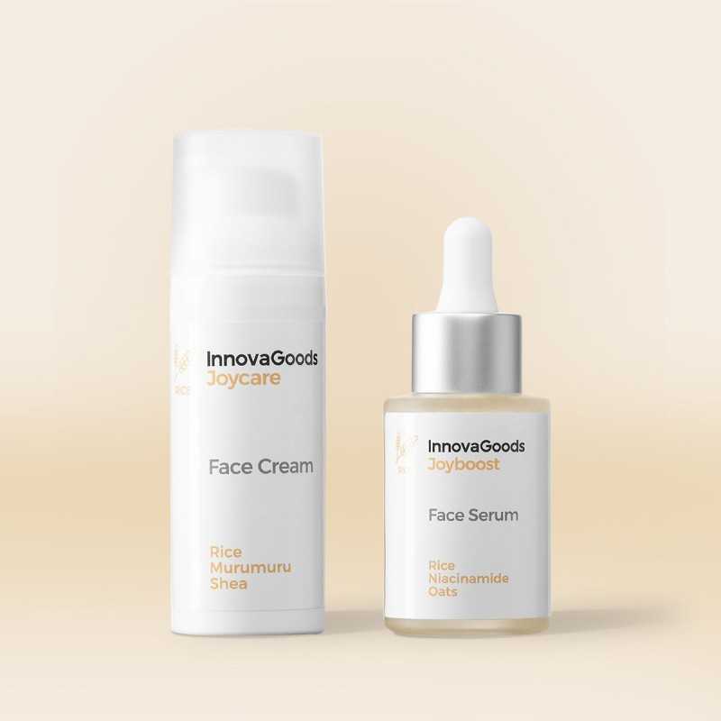 Face Moisturising Duo Pack Rice InnovaGoods Face Moisturising Duo Pack Rice InnovaGoods