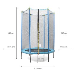 Trampoline pour Enfants avec Filet de Sécurité Zuply InnovaGoods