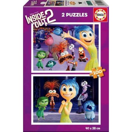 Puzzle Educa Inside Out 2 2 x 100 Pièces