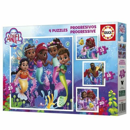 4-Puzzle Set Educa Ariel
