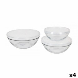 Set de Bols Duralex Lys Avec couvercle 3 Pièces (4 Unités)  