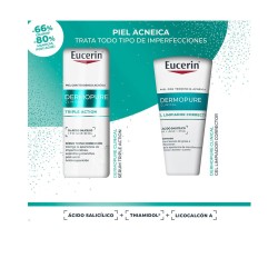 Crème visage Eucerin DERMOPURE 2 Pièces